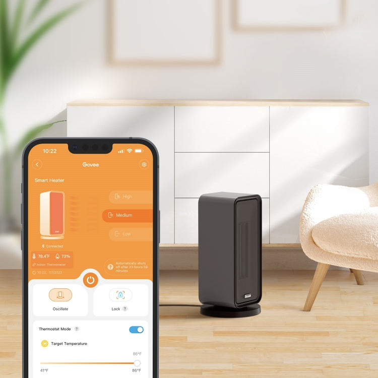 Calentador inteligente Govee con Wi-Fi y Bluetooth
