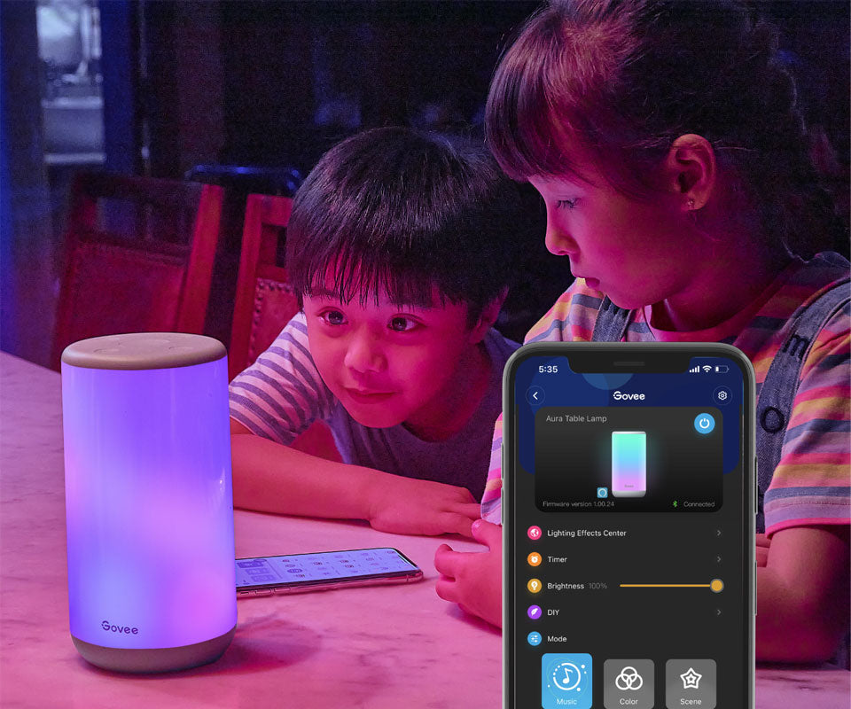 Govee Aura Smart Table Lamp for kids