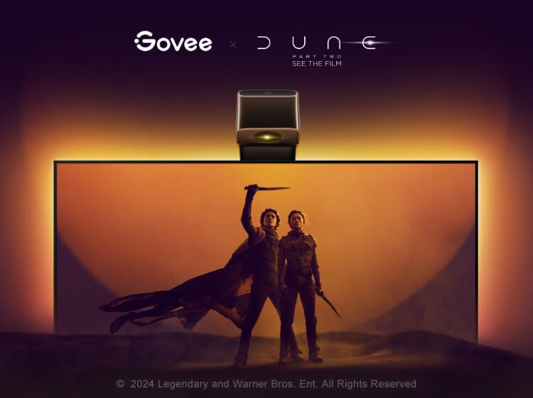 Govee TV Backlight 3 Lite with Fish-Eye Correction Sync to 55-65