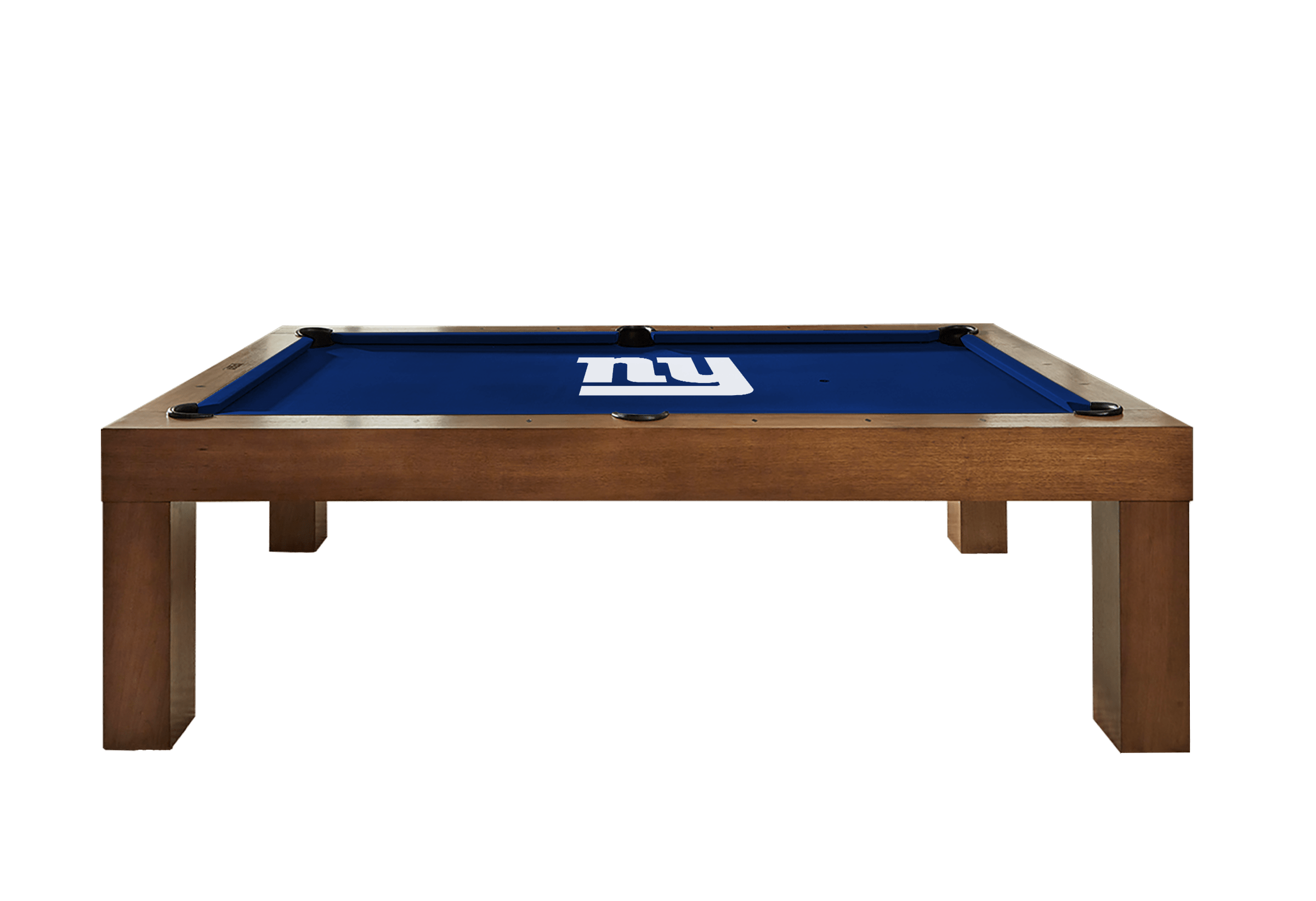 New York Giants Premium Pool Table Bundle - Walnut - Home Arcade Games product image