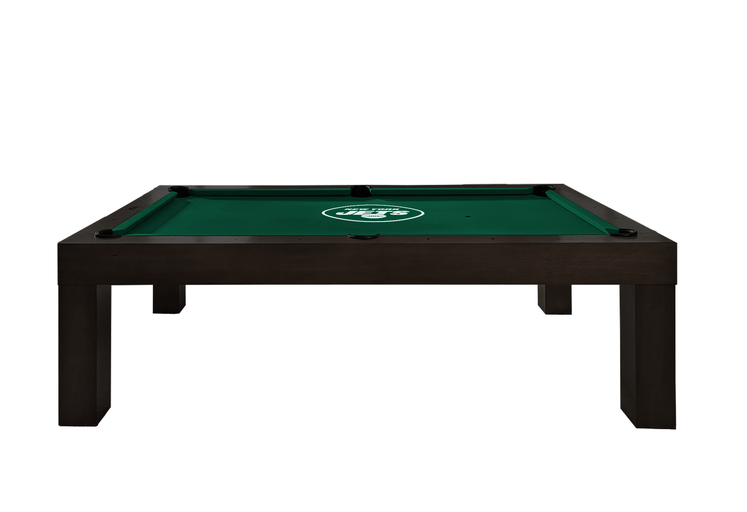 New York Jets Premium Pool Table Bundle - Black Ash - Home Arcade Games product image