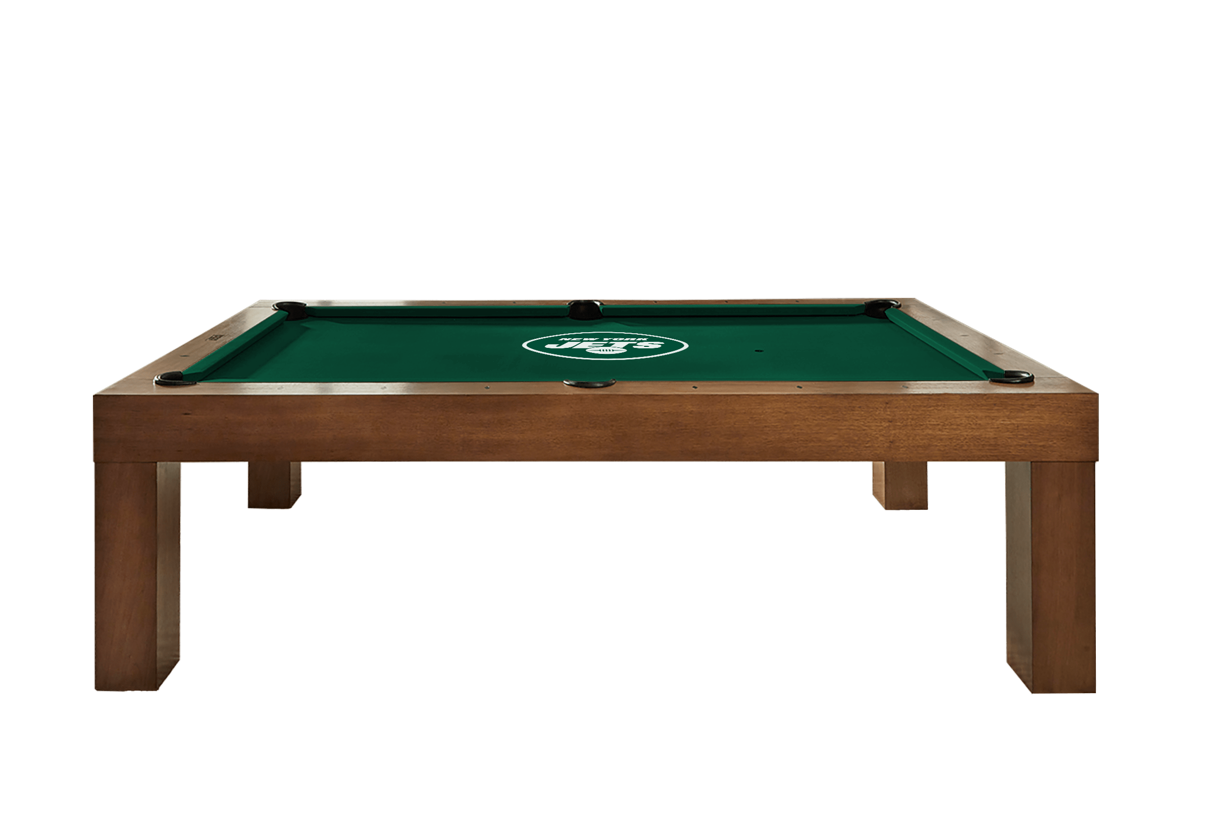 New York Jets Premium Pool Table Bundle - Walnut - Home Arcade Games product image