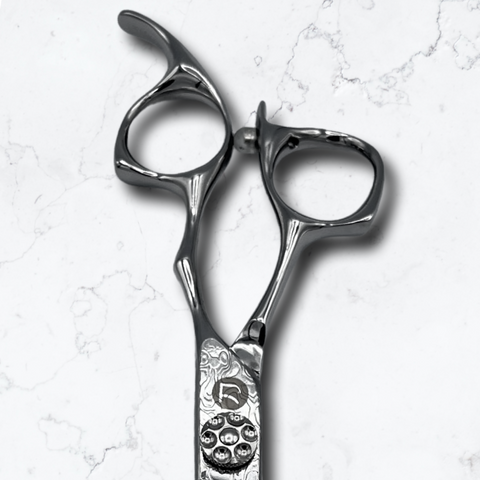 Finger Holes in the Hair Scissors