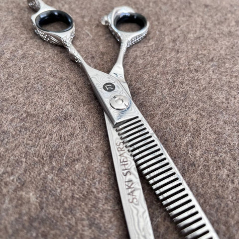 Hair Thinning shears from Saki Shears