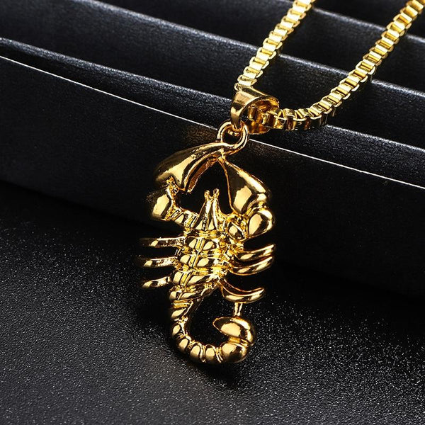 Gold Scorpion Necklace – Scorpions Store