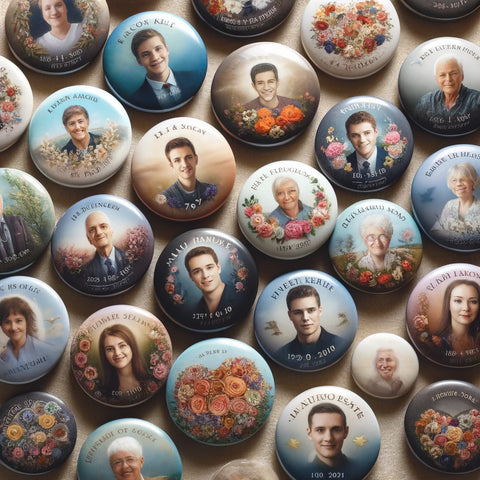 memorial buttons