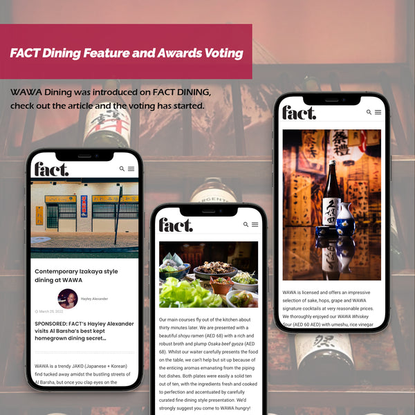 Fact Dining Feature and Awards Voting