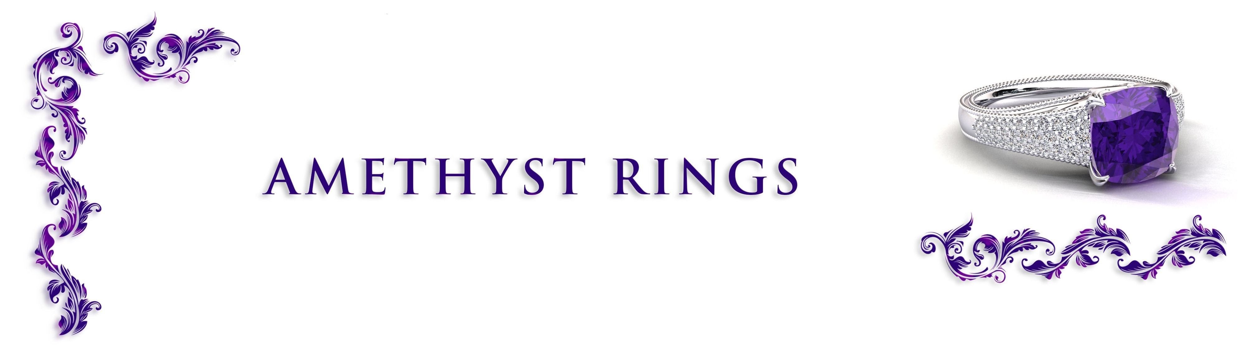 Amethyst Rings Winter – Fine Jewelry
