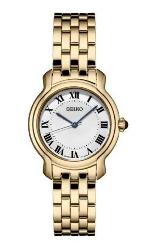 Seiko Ladies Gold Quartz Roman Numeral Dress Watch - Tick Tock Two