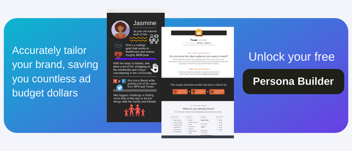 Unlock free persona builder for your audience