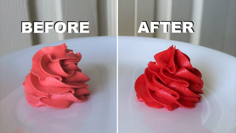 How to make red buttercream