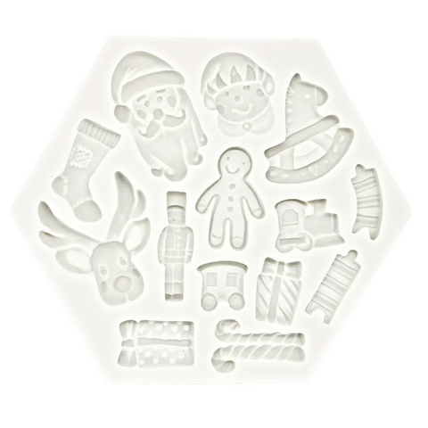 christmas decorations silicone mould cakers paradise