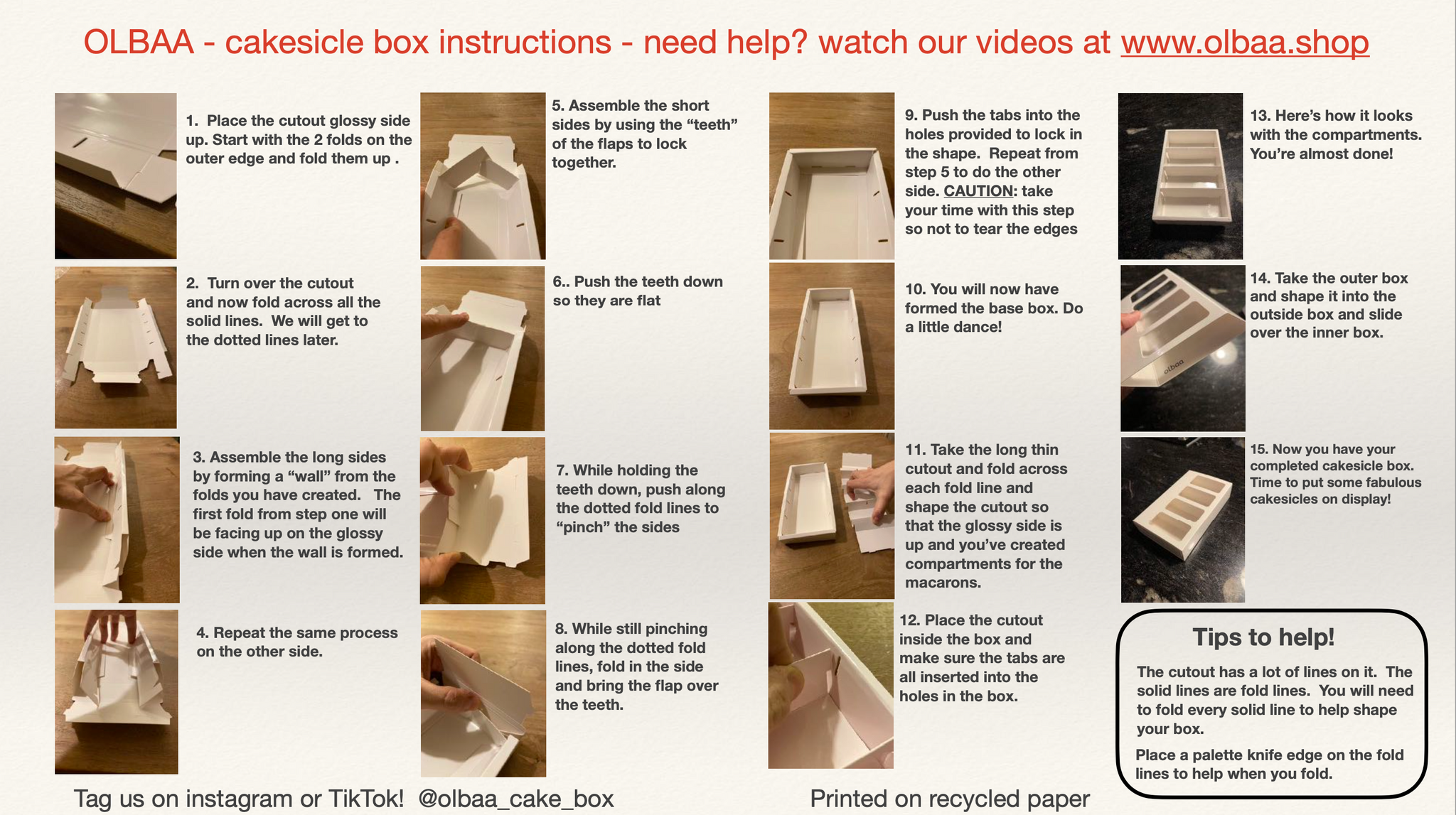 All About Olbaa Boxes + Instructions for Assembling