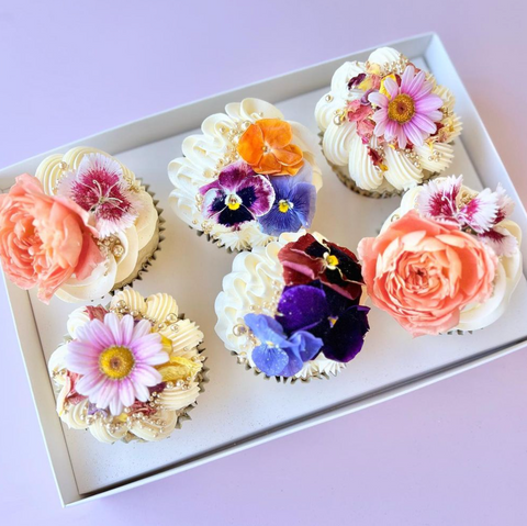 floral cupcakes cakers paradise