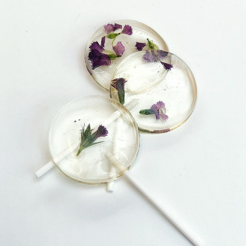 Edible Flower Lollies