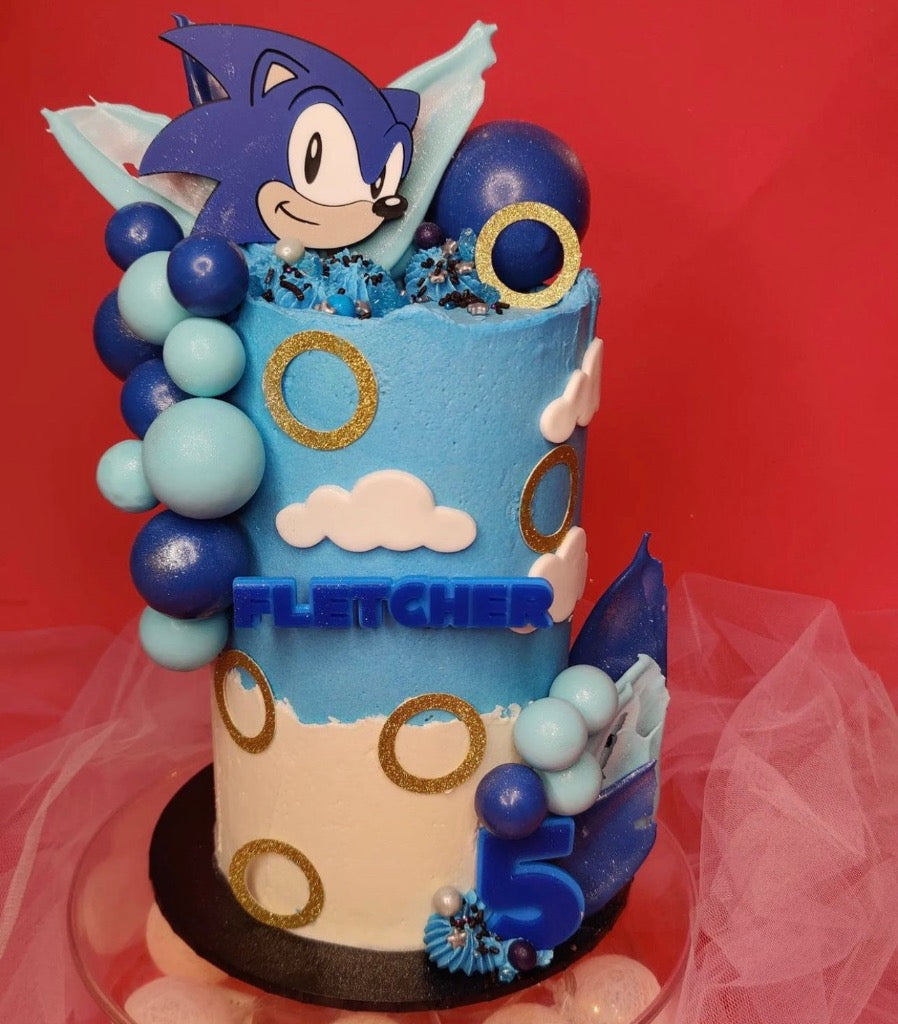 Sonic Edible Cake Toppers Round – Ediblecakeimage