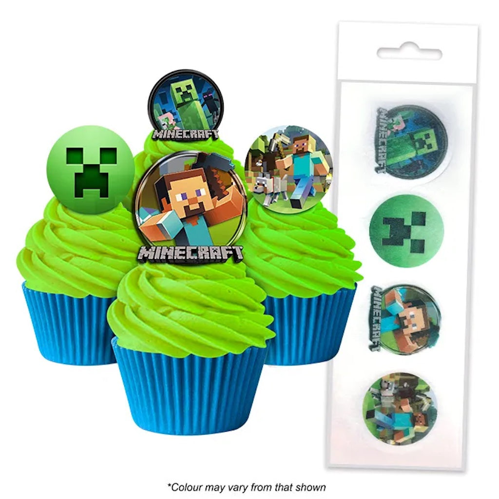 3 x Minecraft Style Embosser Stamp Fondant Icing Cupcake Cake
