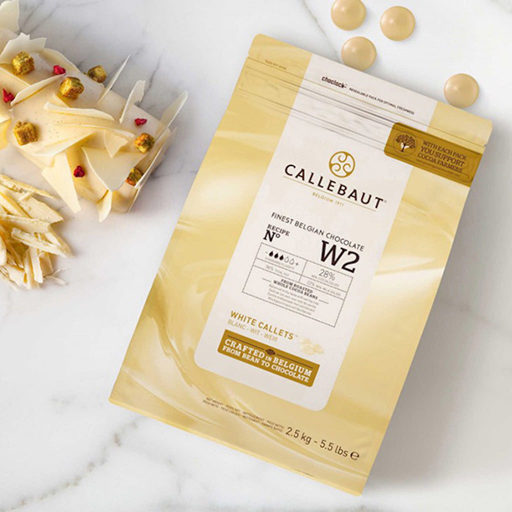 Callebaut W2 white chocolate callets