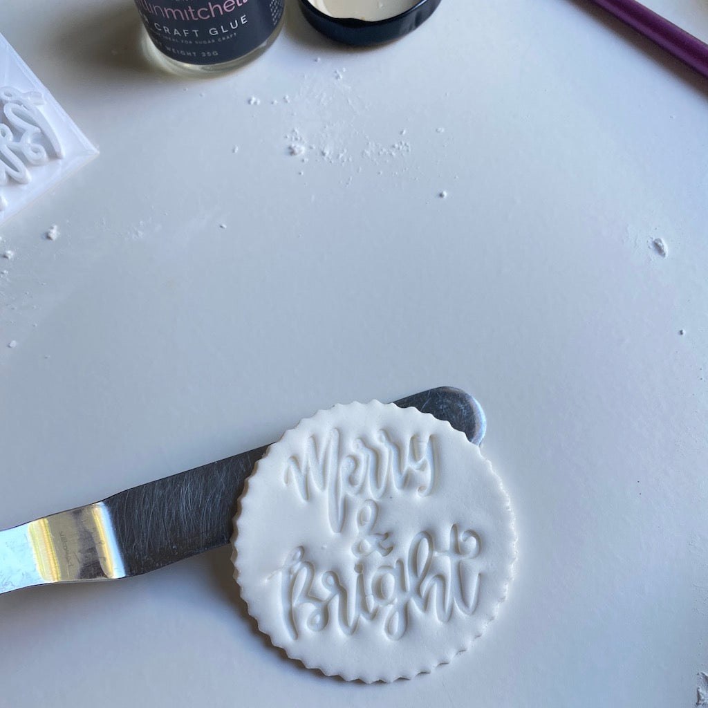 How to use fondant LV STAMP SET