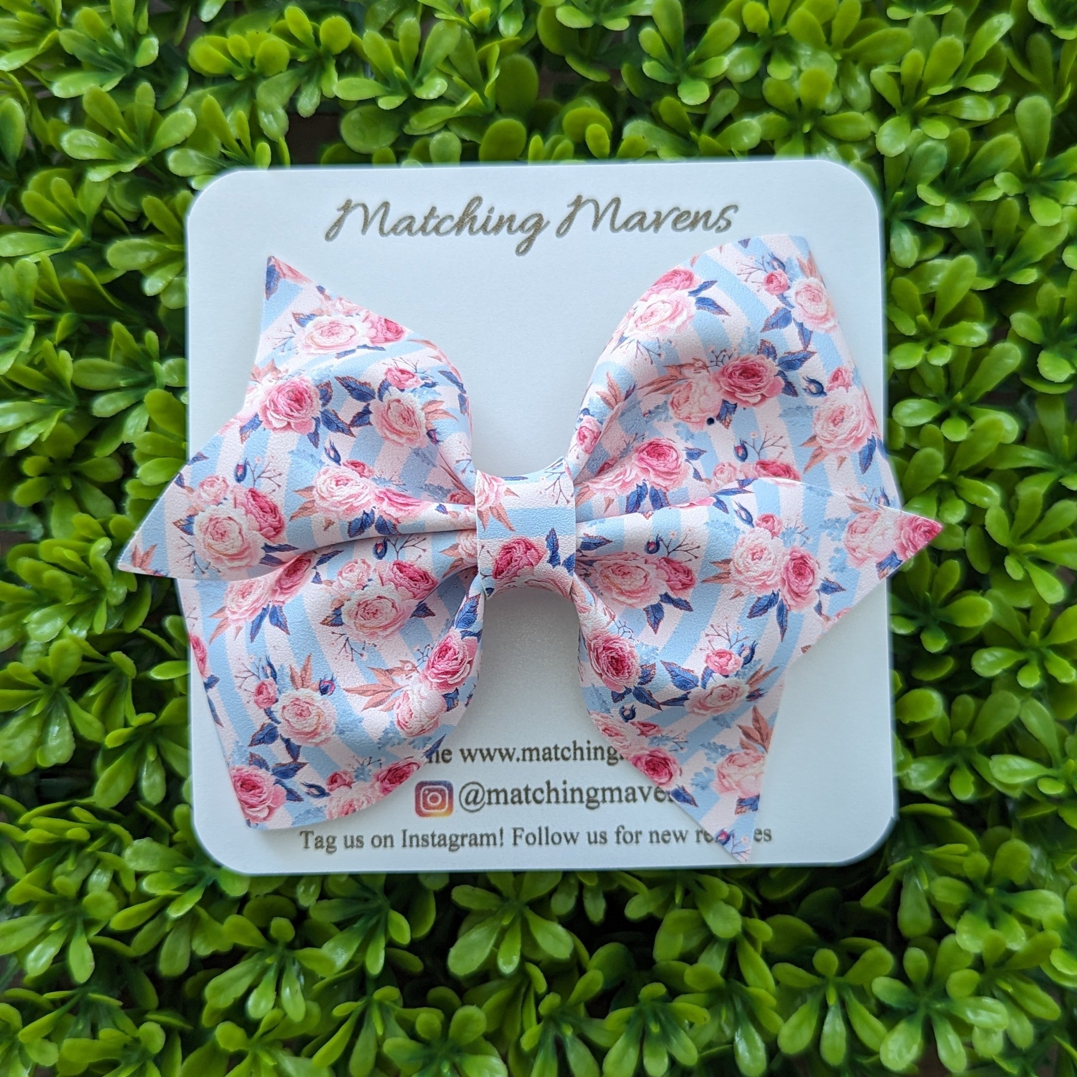Pink Blossom Larkin Bow