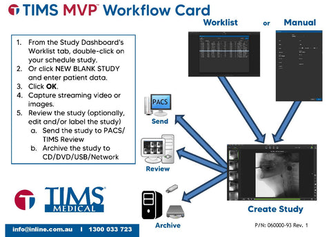 TIMS MVP, Swallow Study Recording Solution