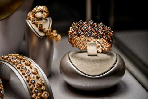Gold Bracelet Selection At Vicenza Oro