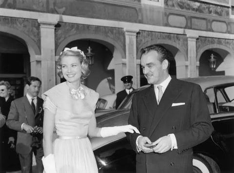 Prince Rainier III of Monaco with Grace Kelly