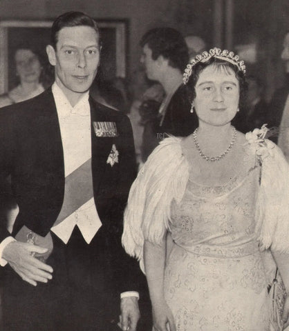 King George VI with the Queen Mother