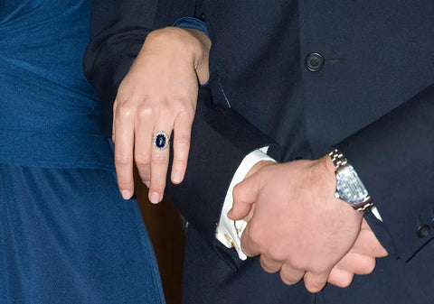 Kate Middleton wearing Princess Diana's Engagement Ring