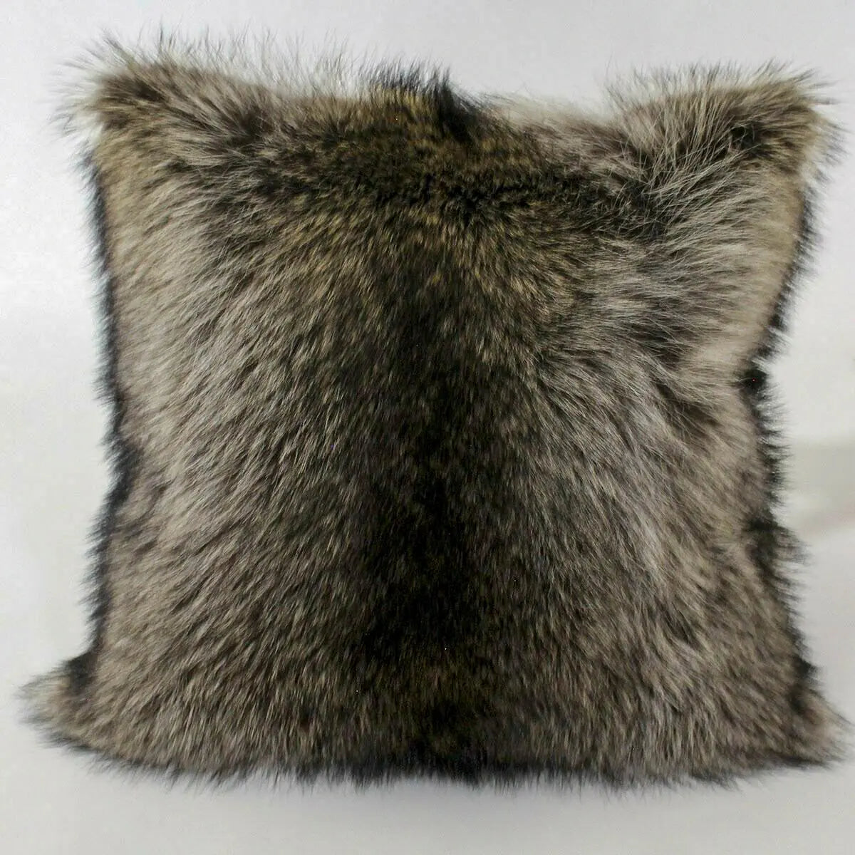 Genuine Possum Fur Pillow in Red, Master Furrier