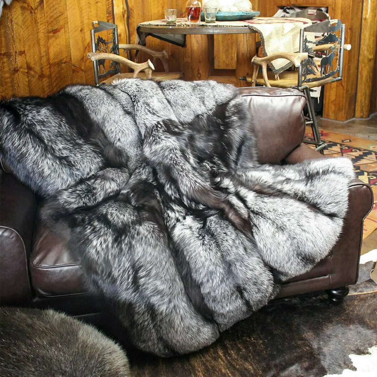 Alaskan Red Fox Fur Blankets & Throws – True North Furs