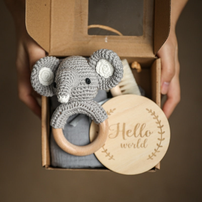 Newborn Baby Shower 6 Piece Gift Set