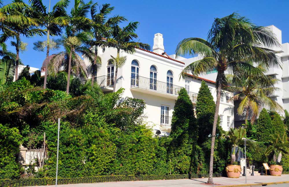 The Villa Casa Casuarina on Ocean Drive