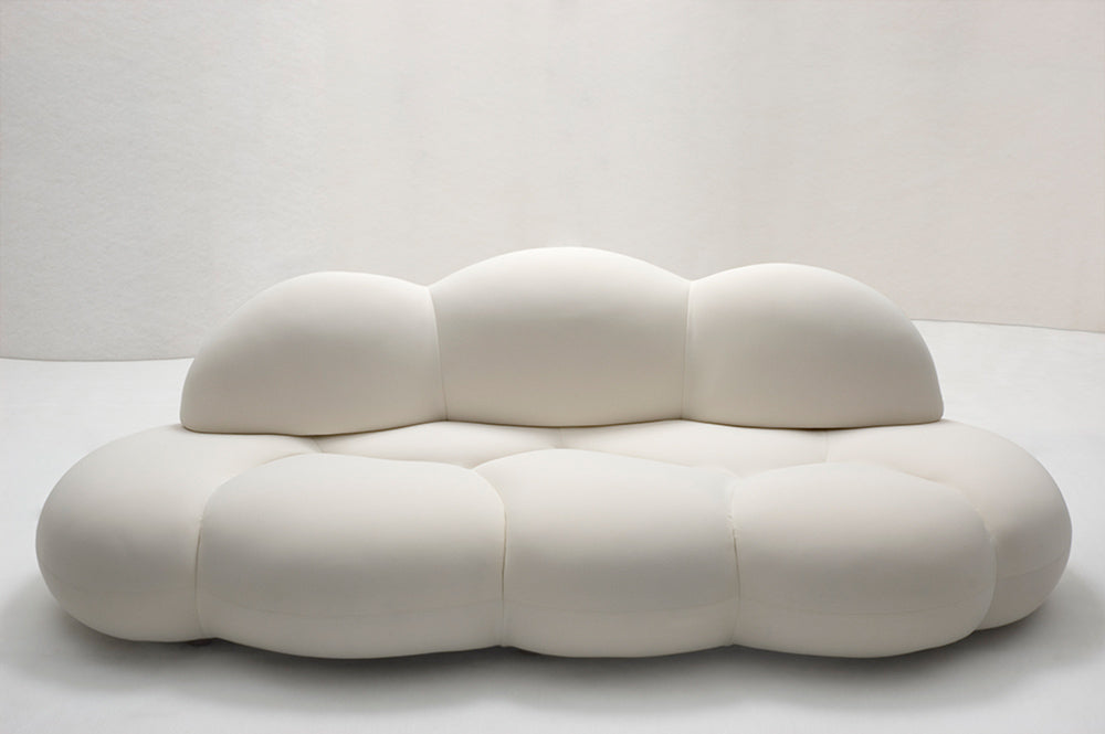 White Fabric Sofa LE NUVOLE by Sergio Giobbi per Giovannetti