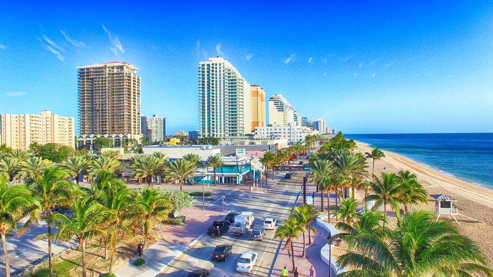 The beach at Fort Lauderdale