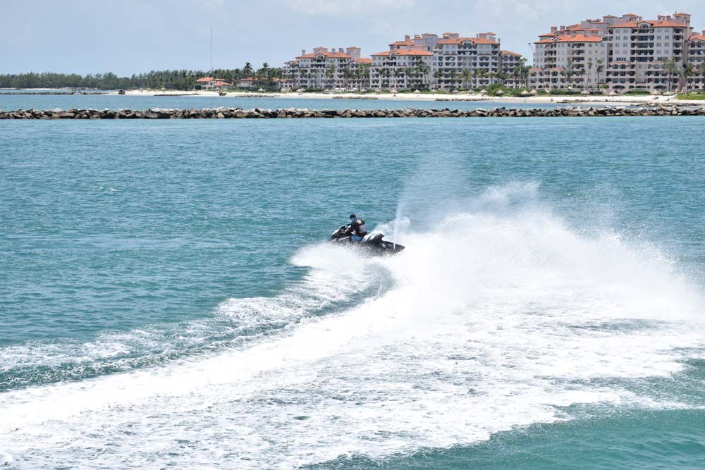 Jet Skiing in South Beach Miami