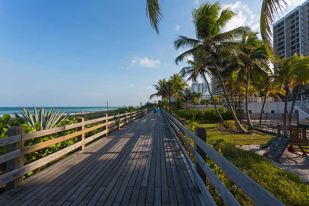 The Miami Beach Boardwalk