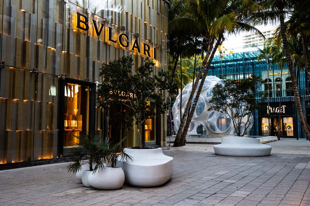 Miami Design District upscale stores