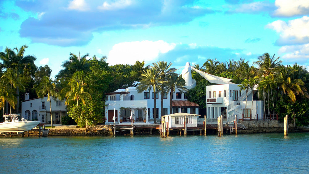 Luxury villa of Shakira in Miami