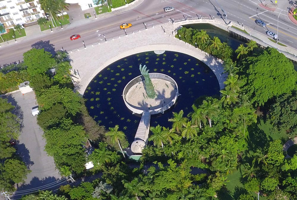 The Holocaust Memorial in Miami Beach