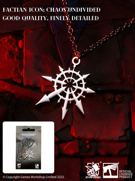 Starforged  Faction Chaos Four Gods Undivided Necklace Warhammer 40K