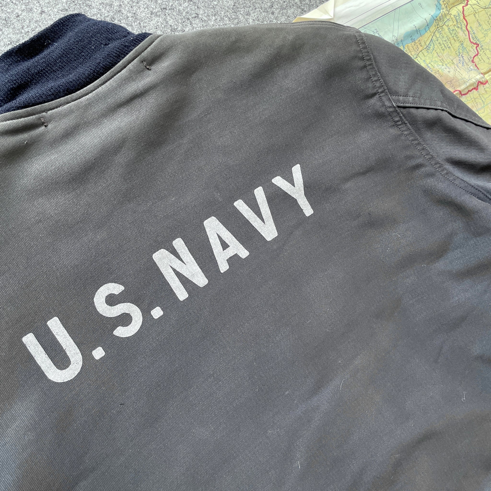 US Navy 1942 Blue Zip Deck Jacket - Mint Condition – The Major's Tailor