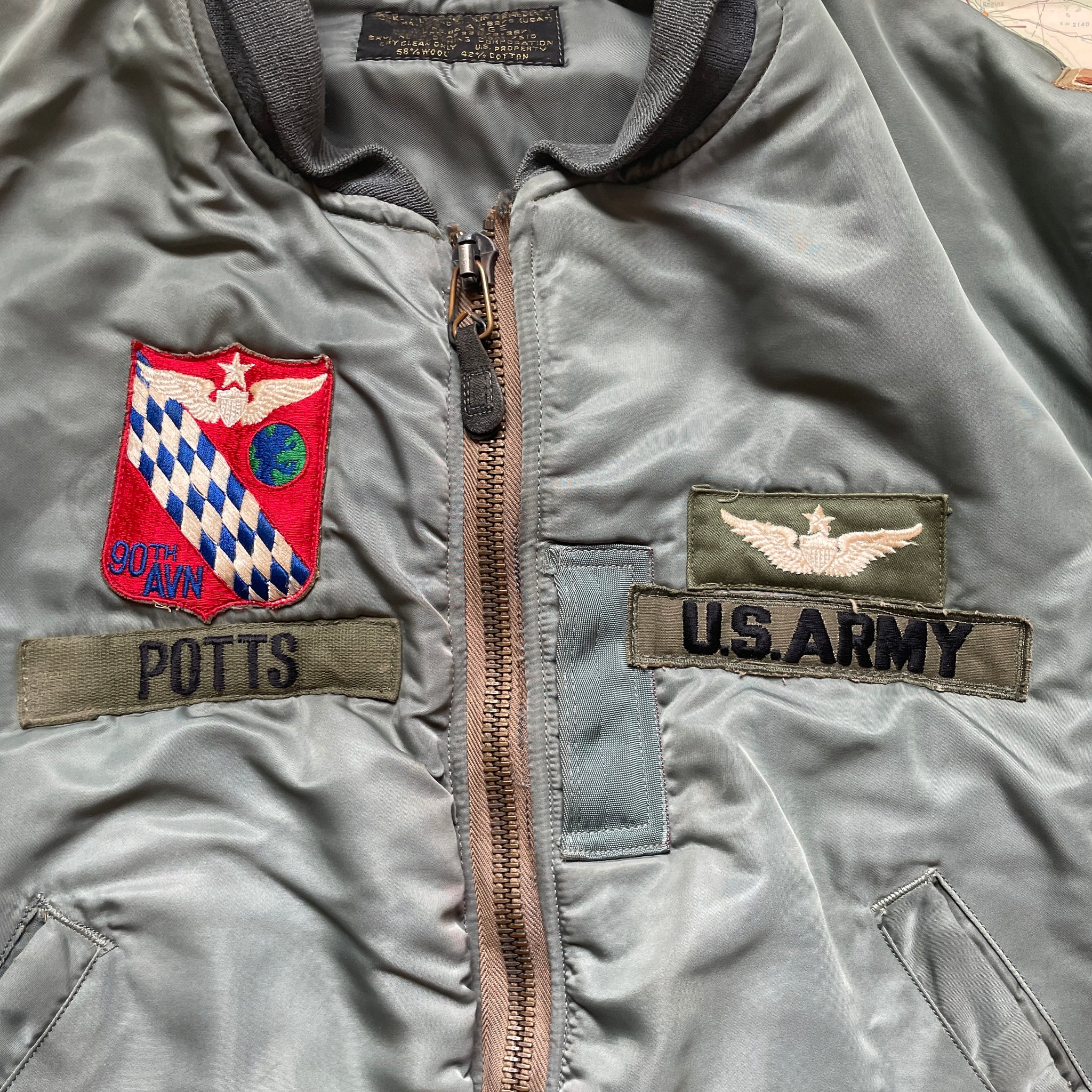 US Army 1955 MA-1 Jacket - MIL-J-8279 First Pattern – The Major's