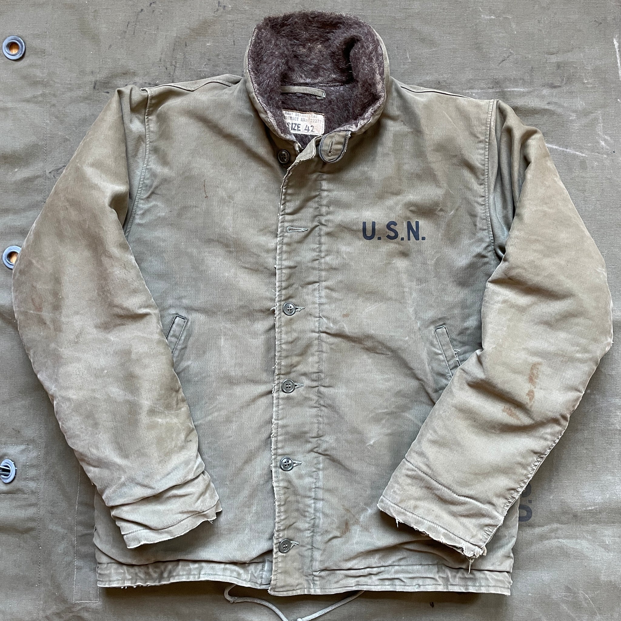 超歓迎された】 NAVY DEPARTMENT CONTRACT NXss 22036/N-1 ブルゾン