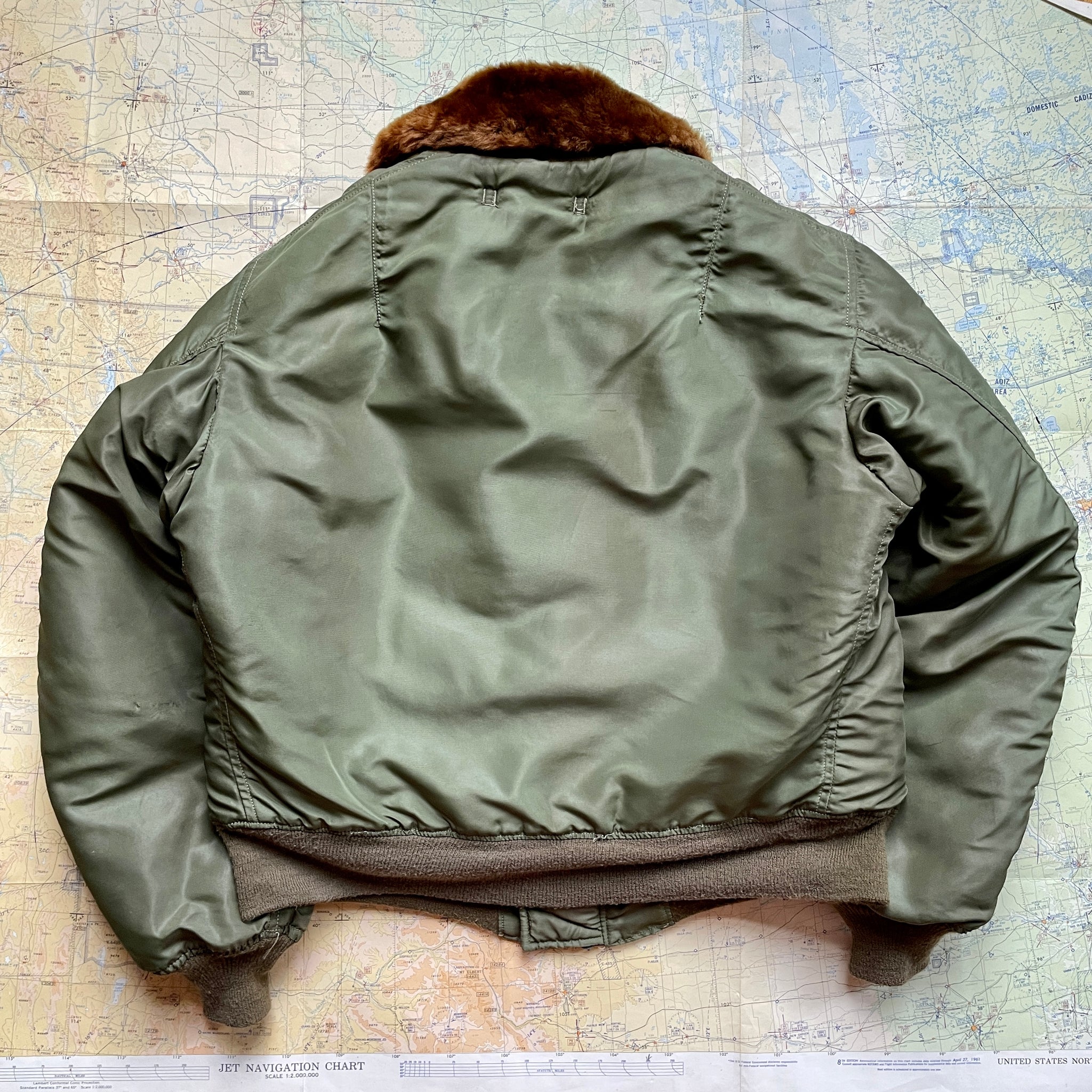 US Air Force 1950s B-15C Olive Drab Flight Jacket – The Major's Tailor