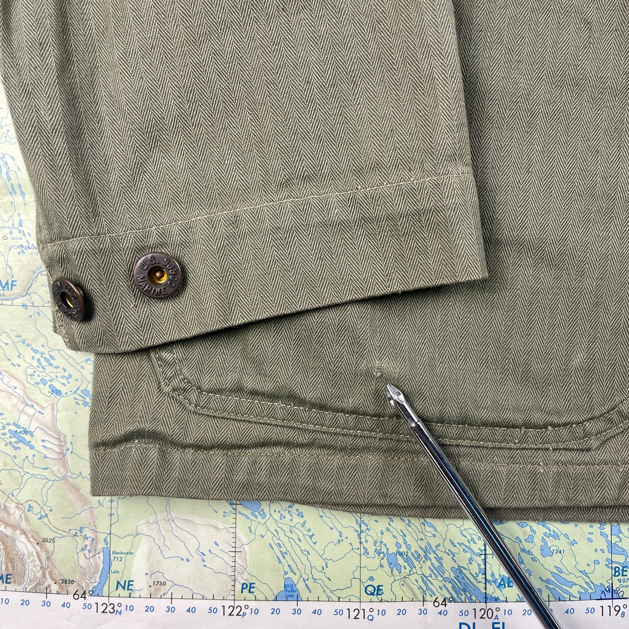 Mint Condition USMC P41 HBT Fatigue Shirt – The Major's Tailor