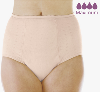 AUYEE Washable Urinary Incontinence Cotton Panty for Women, Leak