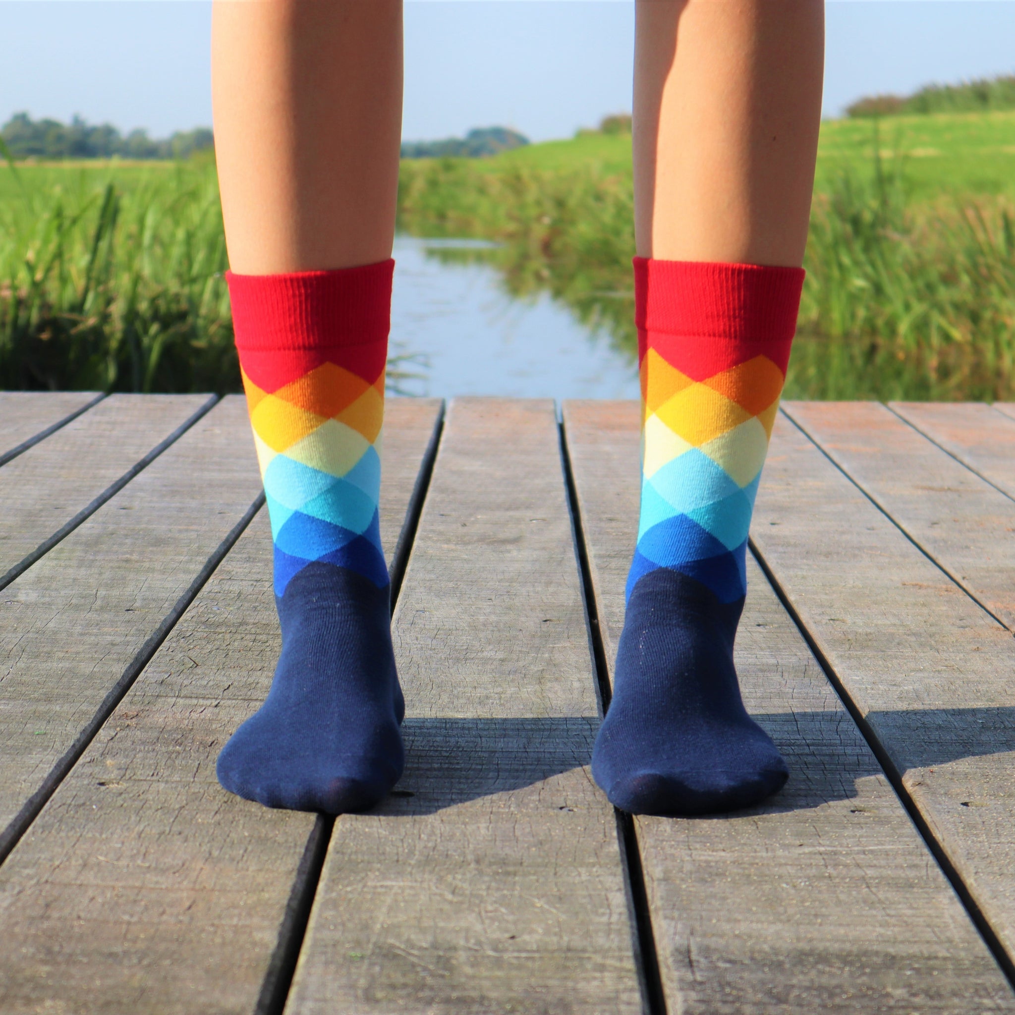 vreugde creëren Simuleren Zakelijke Sokken | Meerdere kleuren op deze trendy sokken | Geruiten sokken  – Happyness Clothes