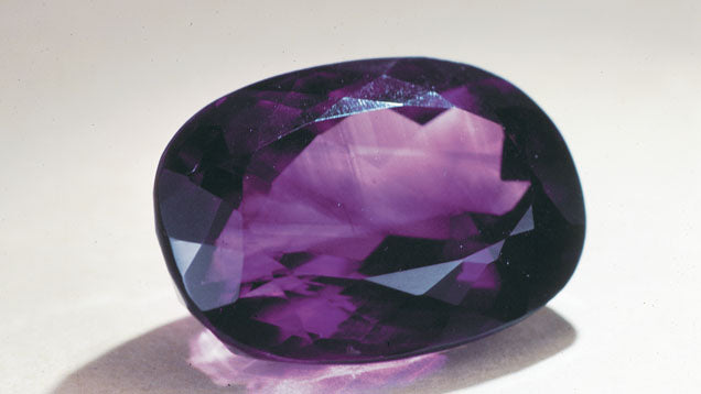 Amethyst with Visible Color Zones