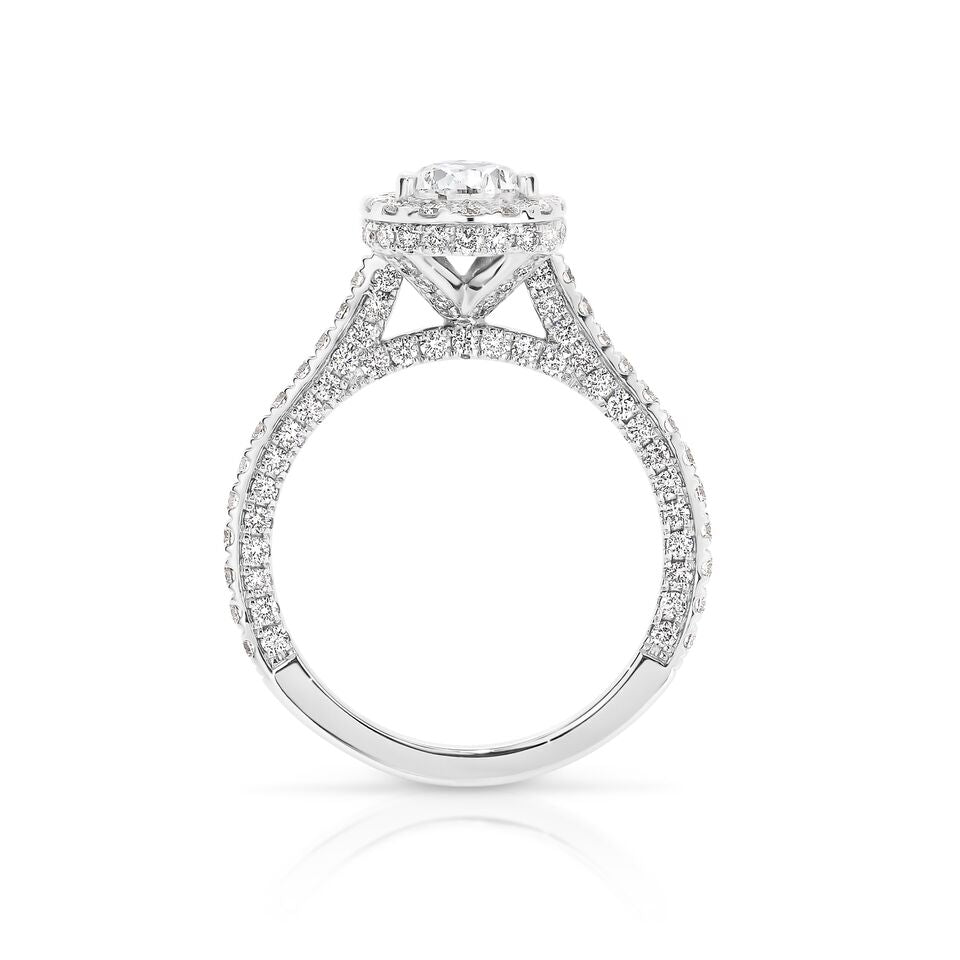 DS Signature micro pave ring